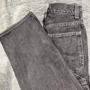 Lee Carpenter Jeans Mens 12R Faded Black Vintage‎ Made in USA B330-014